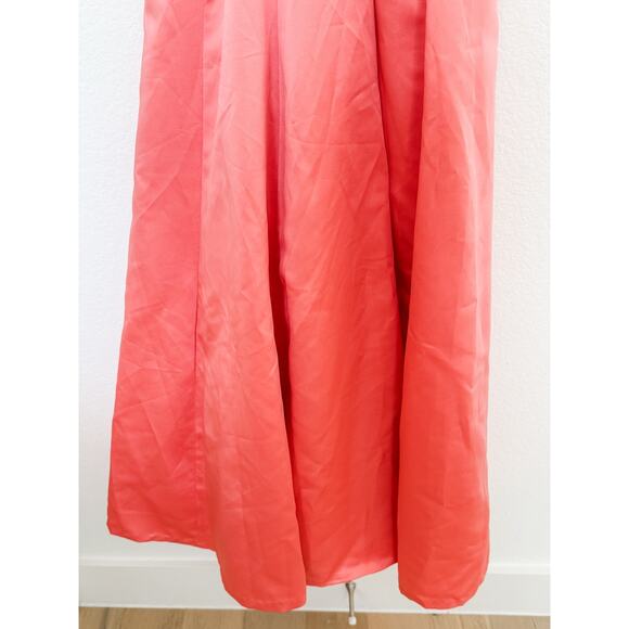 VTG Y2k Betsy & Adam Satin Strappy Formal Gown Pink Size 10 Y2K Prom Coquette - Picture 7 of 10